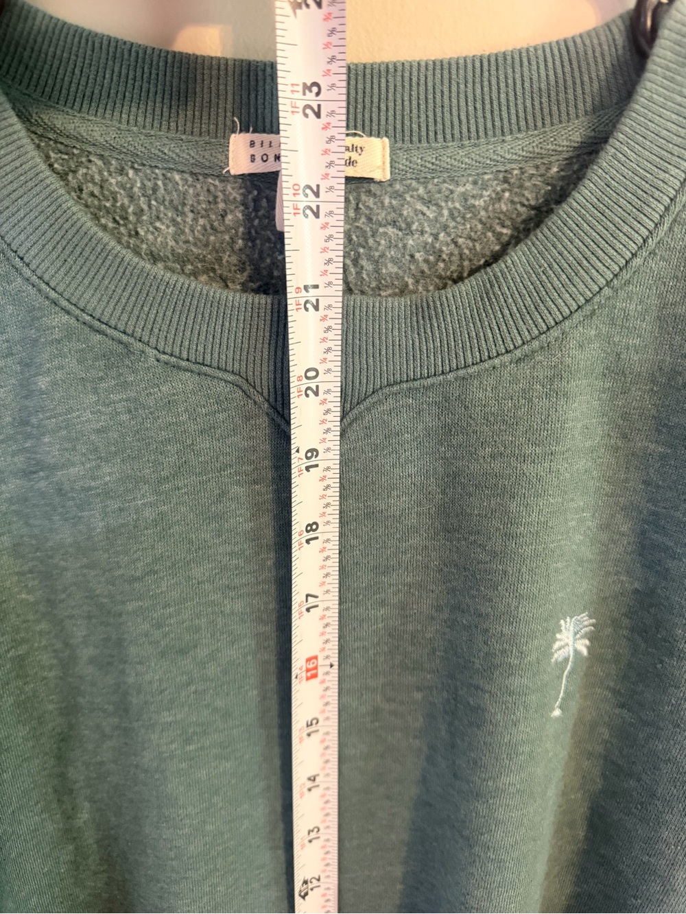 Billabong x The Salty Blond Coastal Palm Green Crewneck Sweater - Picture 6 of 8
